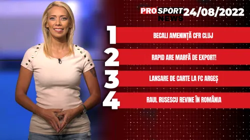 ProSport News | Rapid are marfă de export. Raul Rusescu va juca în Liga 2. Cele mai importante știri ale zilei | VIDEO
