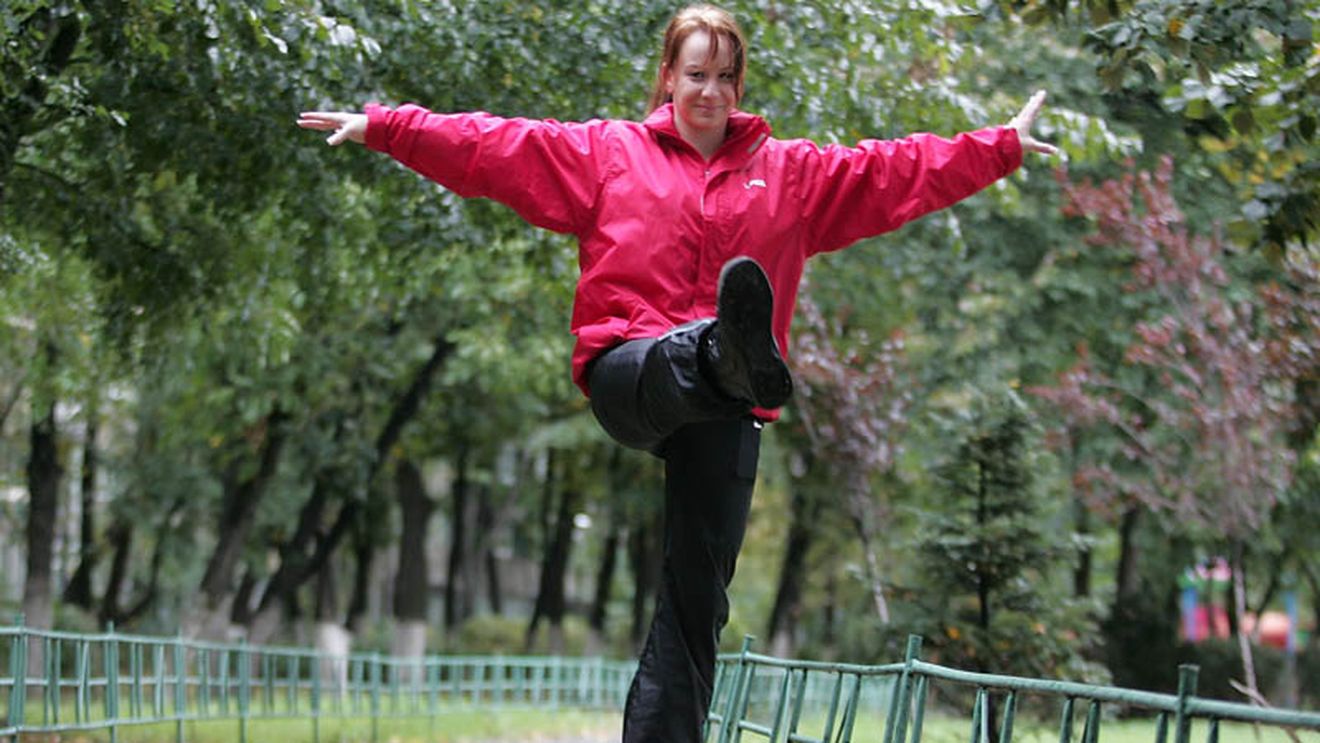 Tsukahara printre frunze!** Sandra Izbașa numără zilele până va alerga din nou!