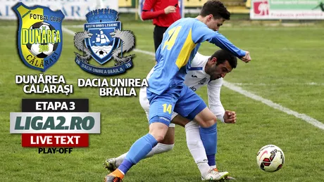 Dunărea - Dacia Unirea 2-2.** Final incendiar la Călărași. Roșu egalează din penalty în al cincilea minut de prelungiri. Arbitrul iese de pe teren cu ajutorul firmei de pază