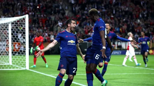 Triumful experienței! Manchester United câștigă Europa League după 2-0 cu puștii lui Ajax, la capătul unui meci jucat perfect tactic de Mourinho. „Specialul” face tripla și se califică în Ligă la primul sezon pe Old Trafford