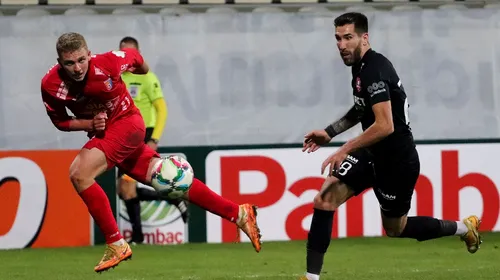 Chindia Târgoviște – FC Hermannstadt 1-2, în runda a treia din play-out. Oaspeții au obținut o victorie prețioasă în prelungirile partidei