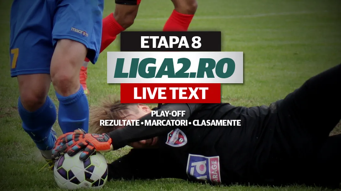 Medie de peste 4 goluri înscrise pe meci în runda a 8-a din play-off.** Academica și ACS Poli au defilat, doar la Mioveni a fost remiză