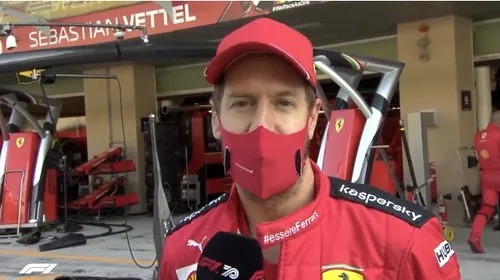 Sebastian Vettel, cel mal slab pilot ai ultimilor 10 ani pentru Ferrari în Formula 1. Ce a declarat după ultima cursă despre echipa sa