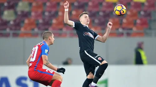 INEDIT | Dinamo a titularizat în victoria cu FCSB un fotbalist care acum 2 luni voia să dea gol echipei lui Andone