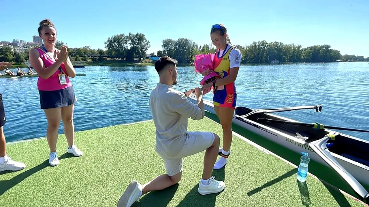 Magdalena Rusu a fost cerută în căsătorie imediat după ce a devenit campioană mondială la canotaj! Surpriza pregătită de către iubitul ei