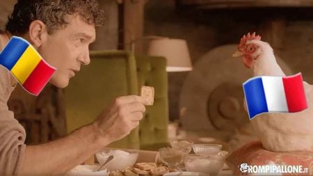 Fanii italieni sunt exasperați. Cred că meciul România și Franța a fost un "biscuit", echivalentul românescului "blat". Internetul s-a umplut de glume