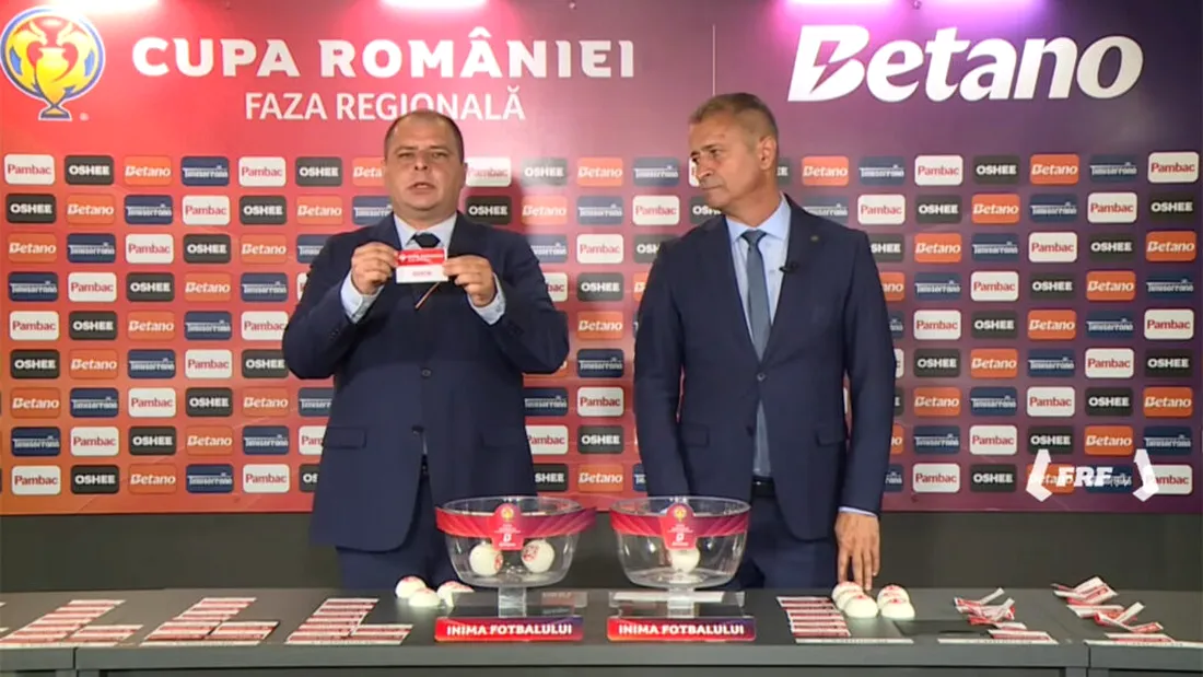 FRF a stabilit grupele și meciurile din faza regională a Cupei României, ediția 2025-2026