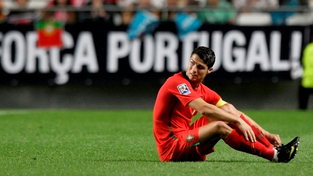 Ronaldo s-a reaccidentat și nu va juca în Portugalia - Malta
