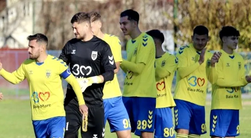 Minaur Baia Mare, cea mai bună echipă din Liga 3 la finalul turului regular! Formația lui Francisc Dican, evoluții de invidiat după 11 etape și un fotbalist cu parcurs excelent: 9 goluri în 8 meciuri