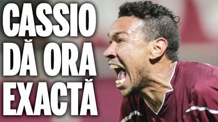 Cassio, 'dublă' cu CFR! "M-am dezlănțuit"