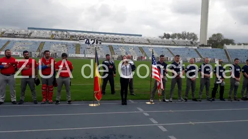 I-am bătut cu armele lor! România a învins SUA la baseball, într-un meci disputat pe stadionul din Constanța