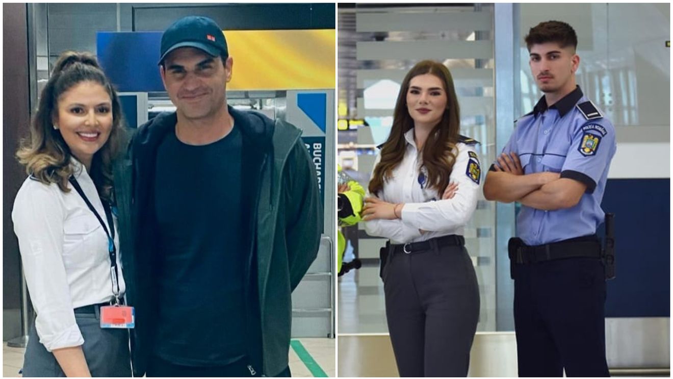 Poliția de Frontieră Română, reacție fabuloasă când Roger Federer și-a făcut apariția pe Aeroportul „Henri Coandă": „Suntem la datorie!" FOTO