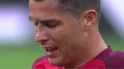 VIDEO&FOTO | Momente dramatice pentru Ronaldo. Portughezul s-a accidentat și a plâns în hohote în momentul în care a fost scos de pe teren