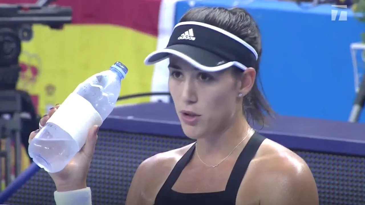 Muguruza a recidivat: încă o ieșire nervoasă la adresa antrenorului. 