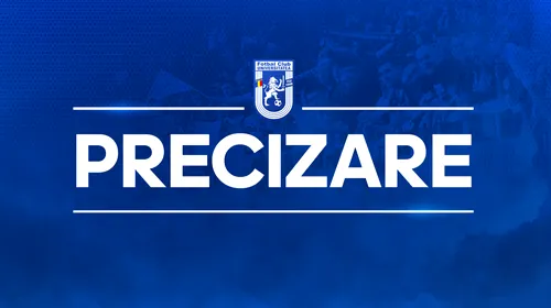FC U Craiova a reacționat, după ce și-a înjurat fanii de pe contul oficial de Facebook! „Facem următoarele precizări”