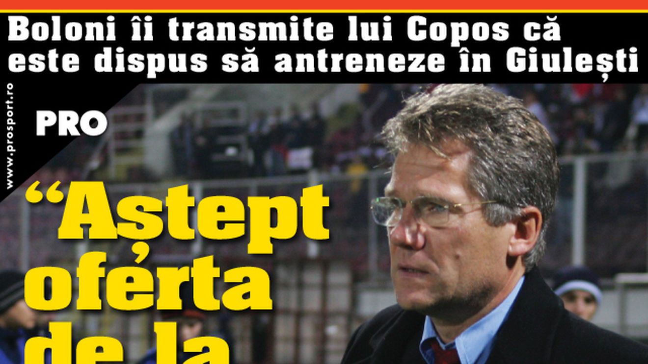 Boloni îi răspunde lui Copos!