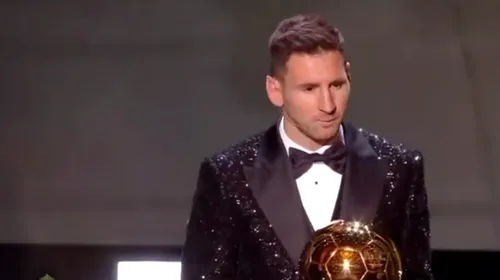 Leo Messi a câștigat „Balonul de Aur”! Starul lui PSG a ajuns la 7 trofee | VIDEO