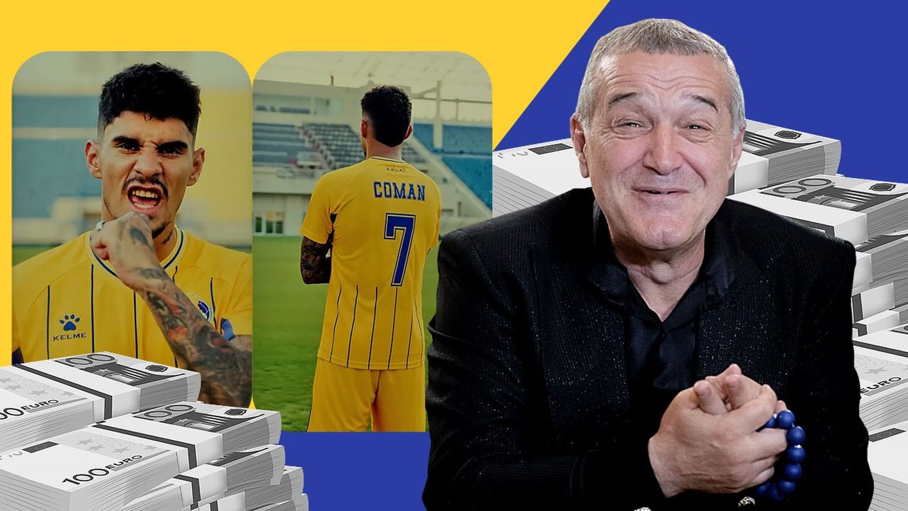 Florinel Coman a luat decizia pe care doar un fotbalist cu 2.000.000 de euro salariu pe an o poate lua! Ca să facă senzație și la arabi, vedeta vândută de Gigi Becali a bătut palma cu omul care l-a revitalizat: merge cu el la Al Gharafa! EXCLUSIV