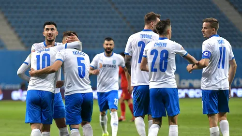 Universitatea Craiova - FCSB 2-0 | Oltenii au reintrat în lupta pentru titlu! Elevii lui Toni Petrea, joc modest în Bănie + Sărbătoare în vestiarul jucătorilor lui Ouzounidis | VIDEO