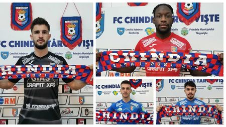 Chindia și-a prezentat noutățile: o revenire, două împrumuturi de la CFR și un jucător de la Botoșani