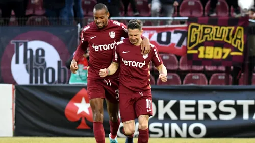 Gol ridicol în CFR Cluj – FC Argeș. Defensiva argeșenilor s-a autoanihilat încă din minutul 2, la șutul lui Ciprian Deac