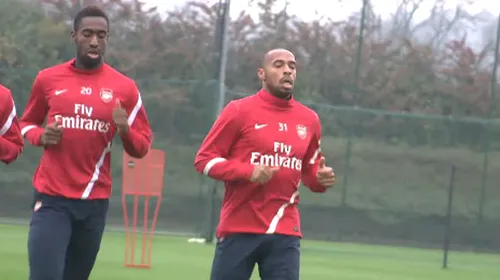 Henry s-a antrenat cu Arsenal!** „A venit doar pentru a rămâne în formă și pentru a se distra”
