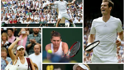 LIVE BLOG Wimbledon, ziua a 7-a | Simona Halep – Zarina Diyas se joacă marți, de la ora 13:30. Radwanska și Ivanovic, eliminate