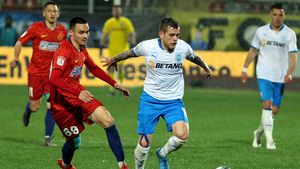 LPF a anunțat programul etapelor a 4-a și a 5-a din play-off-ul și play-out-ul Ligii 1! Când se joacă Universitatea Craiova - FCSB