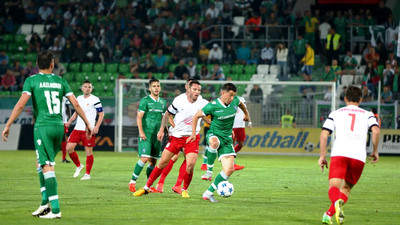 Ghinion pentru Prepeliță și Moți. Ludogoreț a fost învinsă Cernomore Varna, scor 0-1, în Supercupa Bulgariei