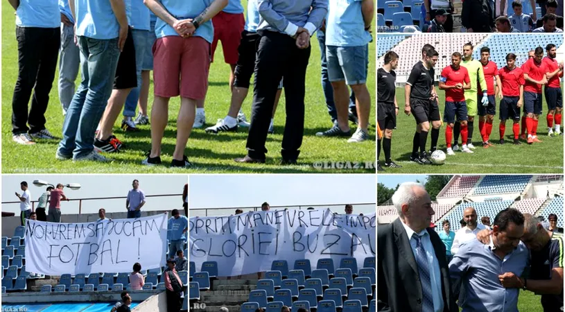 FOTO | Motivele pentru care Gloria Buzău n-a putut juca meciul cu CS Balotești.** 