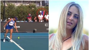 Scandal de amploare după ce un steag al Rusiei a fost afișat în tribune la Australian Open, în timp ce pe teren era o ucraineancă! Marta Kostyuk a luat foc: „Groaznic!" FOTO