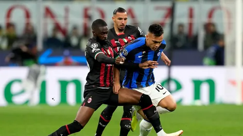 AC Milan – Inter 0-2 | Demonstrație de forță a „nerazzurrilor”, care sunt mari favoriți la calificarea în finala Ligii Campionilor