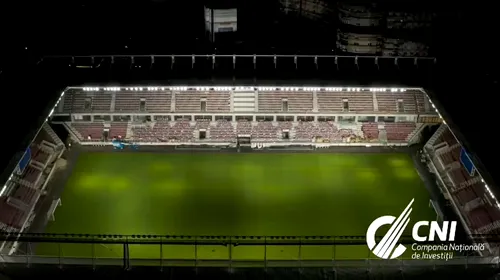 S-a „aprins” Giuleștiul! Cum arată în nocturnă noul stadion Rapid | VIDEO