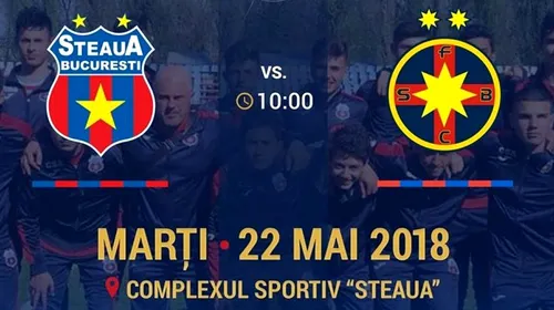 Steaua vs. FCSB s-a jucat în Ghencea, în fața a 100 de spectatori! Cum s-a terminat meciul