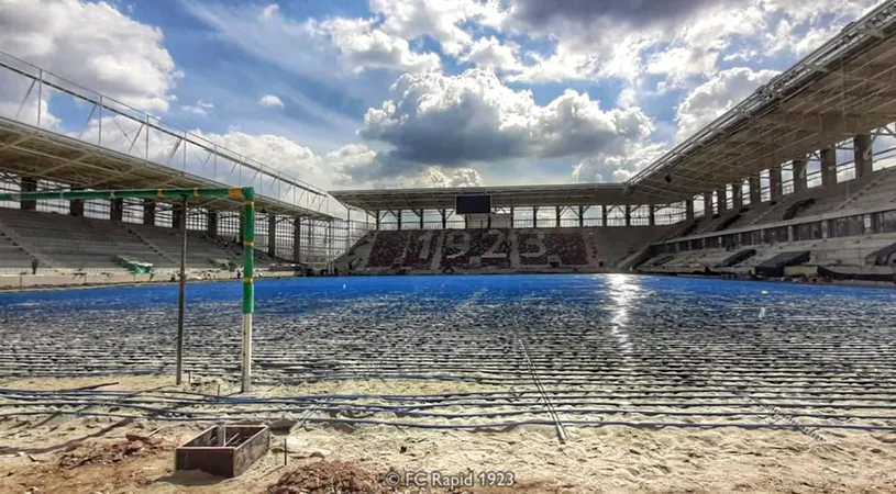 Stadionul din Giulești nu va fi gata nici în mai. A început montarea scaunelor, dar, cu toate acestea, Rapid nu știe exact când va juca acolo. Victor Angelescu: ”Că vor fi întârzieri, nu prea mai contează. Sper să evoluăm zeci de ani pe el”