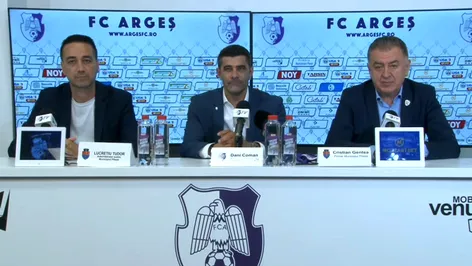 Dănuț Coman, prezentat oficial ca președinte la CFC Argeș. ”Este mult mai important ca acest club să reziste, să aibă continuitate, să aibă o infrastructură adecvată, decât să ajungem în Liga 1”. VIDEO