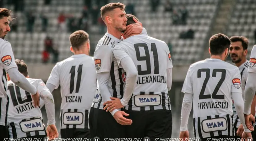 ”U” Cluj începe play-off-ul Ligii 2 cu două meciuri în deplasare, primul pe terenul liderului. Gabriel Giurgiu: ”Se putea și mai bine”