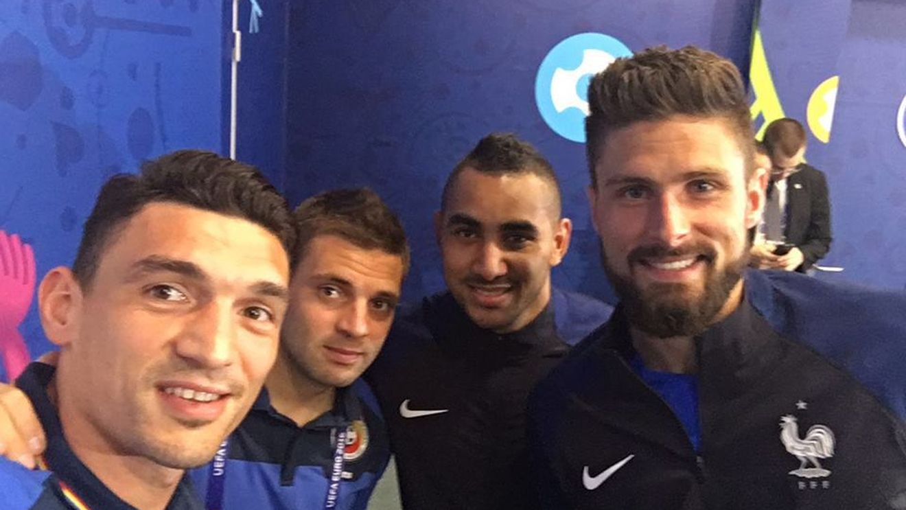 Payet și Giroud s-au dus la Keșeru imediat după meci! Atacantul României le-a spus în față ce credea: "Nu au comentat nimic..."