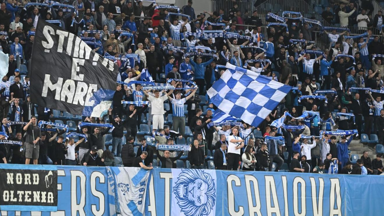 Suporterii Universității Craiova au sărit calul total cu mesajele xenofobe împotriva rivalilor de la Rapid!