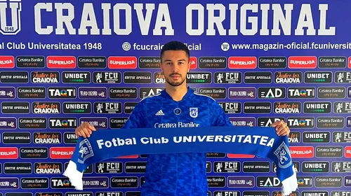 ProSport, confirmat! Gabriel Iancu a fost prezentat oficial la FC U Craiova