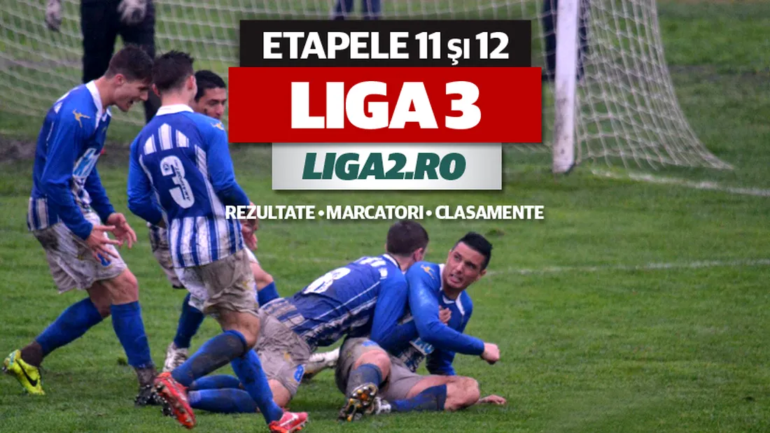 Rezultatele și marcatorii etapelor 11 și 12.** Echipa lui Nicolae Dică s-a împiedicat la Aninoasa. N'Doye a reușit o 