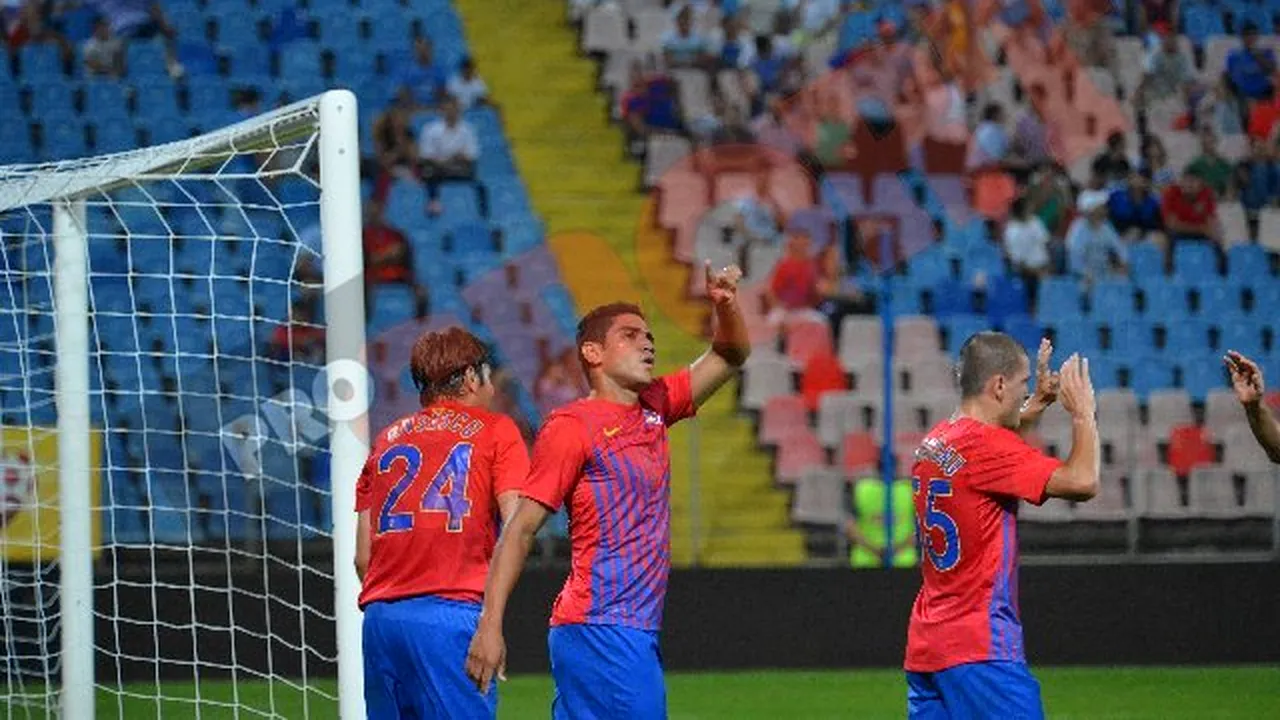 Reghe e LIDER în Liga I! Viața-i frumoasă cu Ruse:** Steaua - Ceahlăul 3-0. Adi Popa a debutat