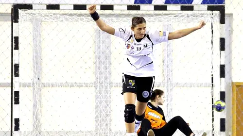 „U” Cluj – CSM Bistrița, scor 33-21, în primul meci la Cupa Alexandrion la handbal feminin