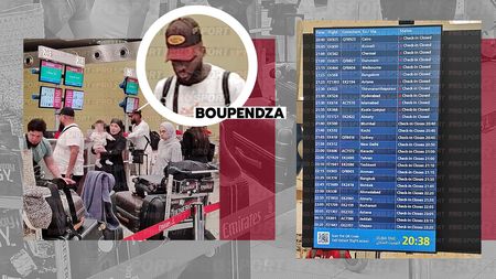 Primele imagini cu Aaron Boupendza, după ce Dan Şucu a luat decizia să-l excludă din lotul lui Marius Şumudică! Unde a fost surprins atacantul care a aruncat în aer atmosfera de la Rapid. EXCLUSIV