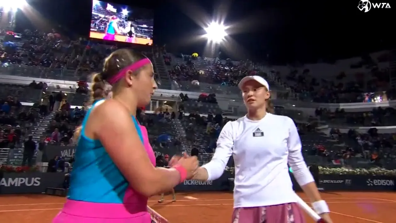 Jelena Ostapenko, derapaj total la Roma! Letona, acuzată că a jignit-o în ultimul hal pe Elena Rybakina: „C***a dracului!