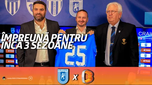 ADVERTORIAL | Betano x Universitatea Craiova – povestea continuă