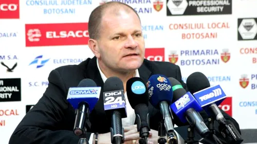 Se amâna numirea unui principal la FC Botoșani: „Mugur Cornățeanu rămâne antrenor și pentru meciul cu Astra. L-am fi dorit pe Miriuță, dar a semnat cu o echipă din Germania”