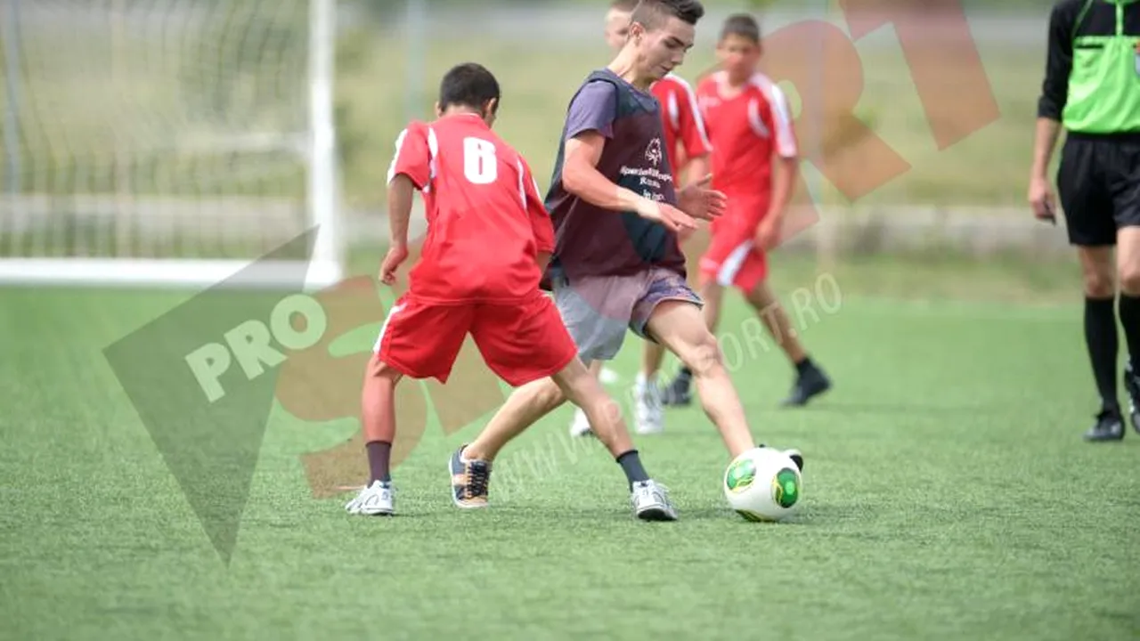 FOTO: FRF și UEFA au organizat un turneu de fotbal la Buftea pentru copii cu nevoi speciale