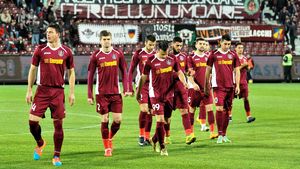 Gruparea CFR Cluj, sancționată cu 6.000 de lei pentru neplata datoriilor către cinci foști jucători