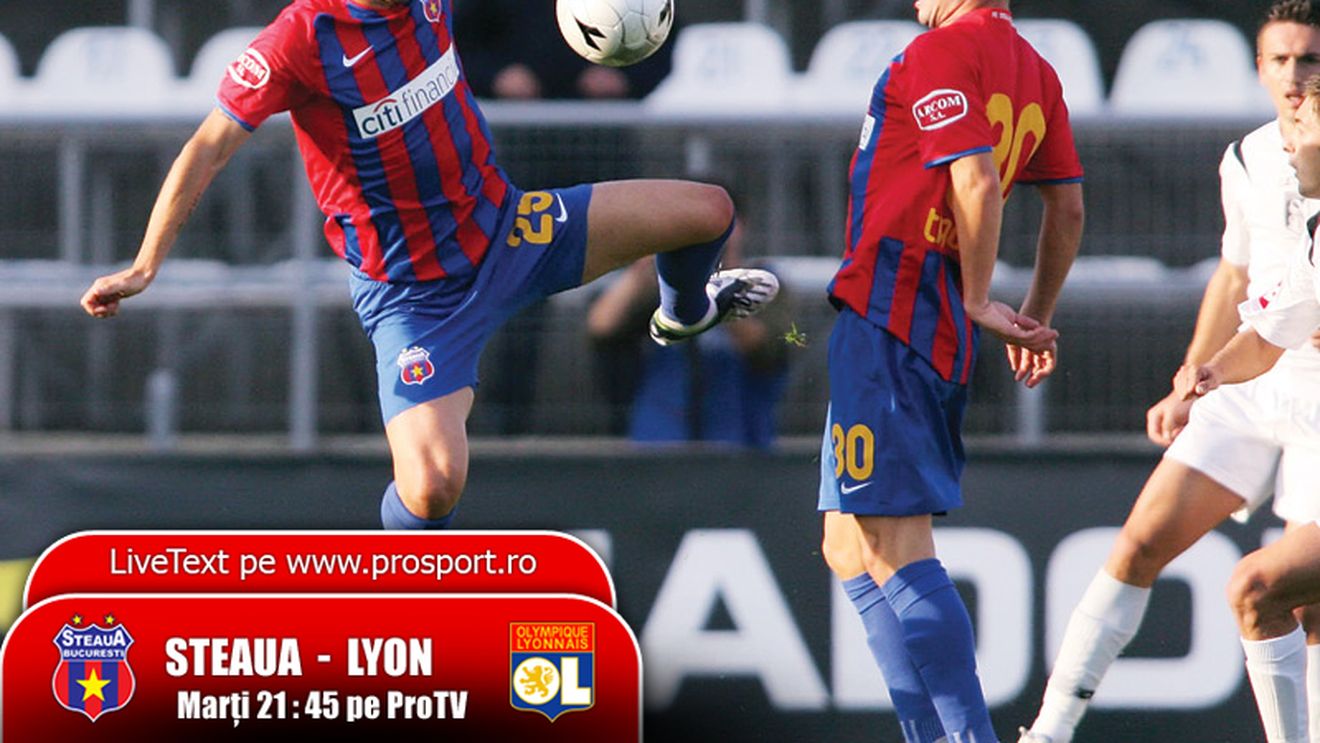 "Steaua ar putea pierde cu Lyon-ul pentru că a jucat cu rezervele în Cupă!" CE CREZI?